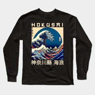 The Great Wave Off Kanagawa Long Sleeve T-Shirt